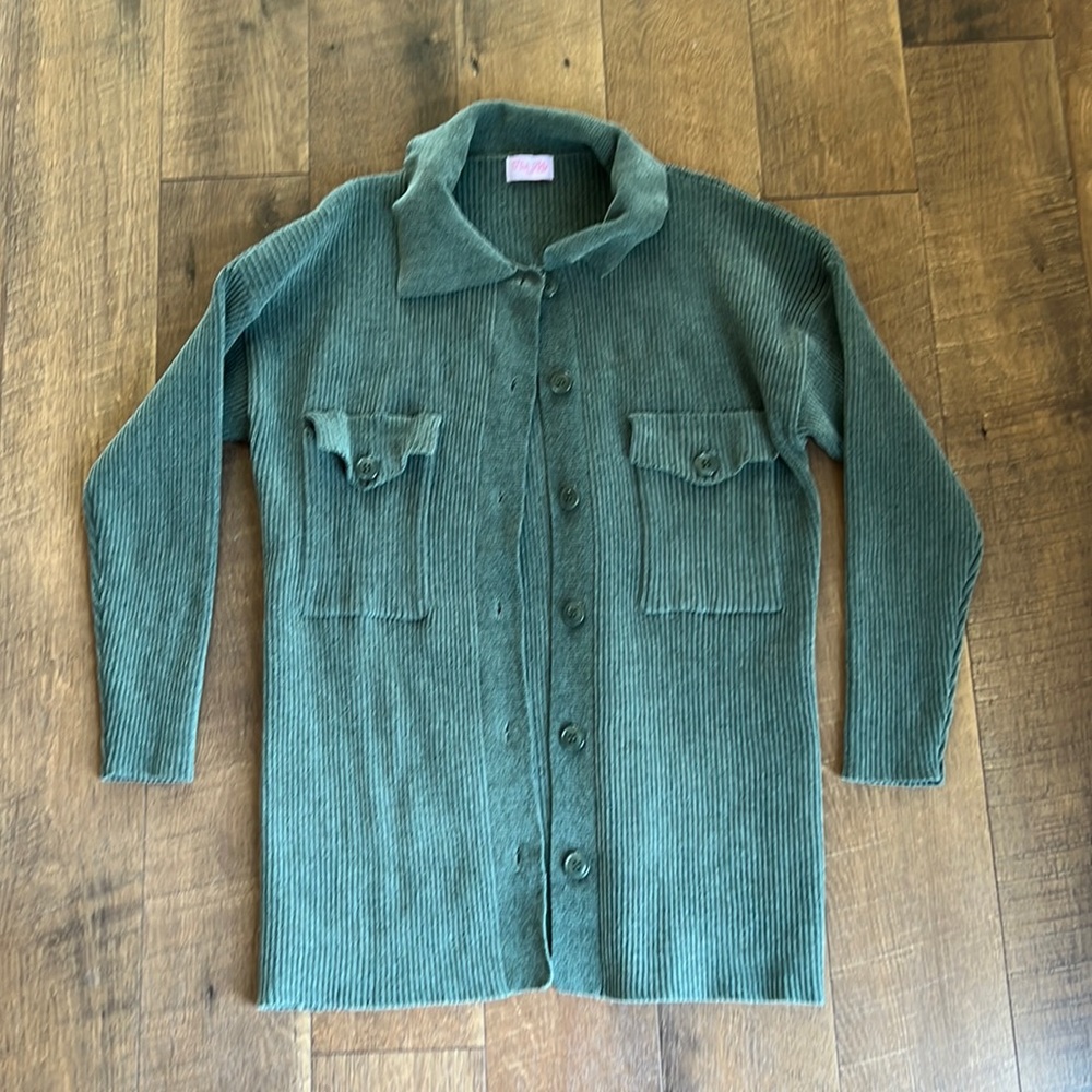 Pink Lily Corduroy Shacket